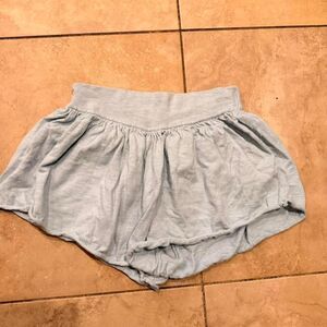 Free People Light Blue Lounge Shorts Small Elastic Waist Boho Slouchy Knit